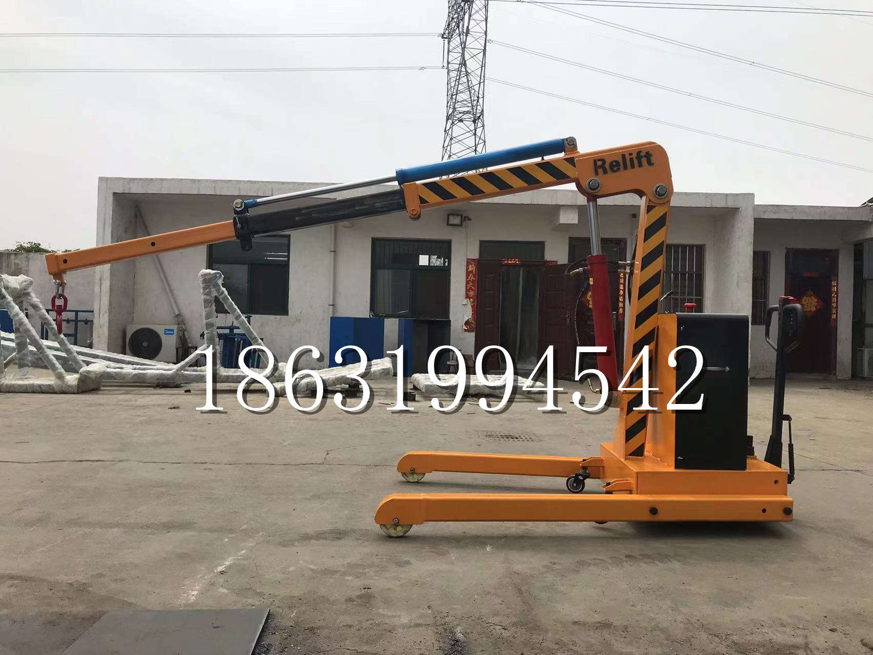 云林县久征定做3吨三轮随车吊 农用园林绿化移树吊 平板工程用小吊机